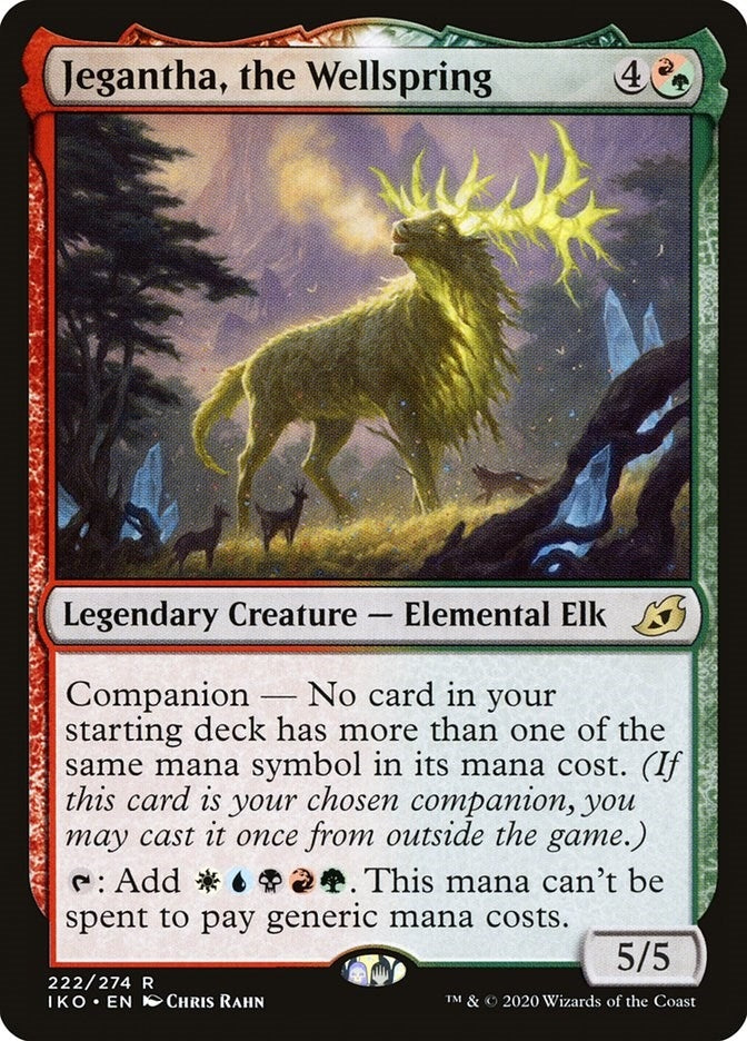 Image for Jegantha, the Wellspring (222) (Ikoria: Lair of Behemoths) - Magic: The Gathering