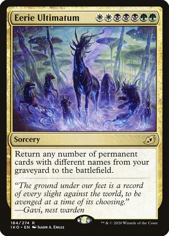Image for Eerie Ultimatum (184) (Ikoria: Lair of Behemoths) - Magic: The Gathering