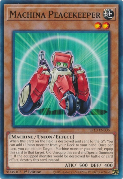 Image for Machina Peacekeeper (SR10-EN006) (SR10) - YuGiOh