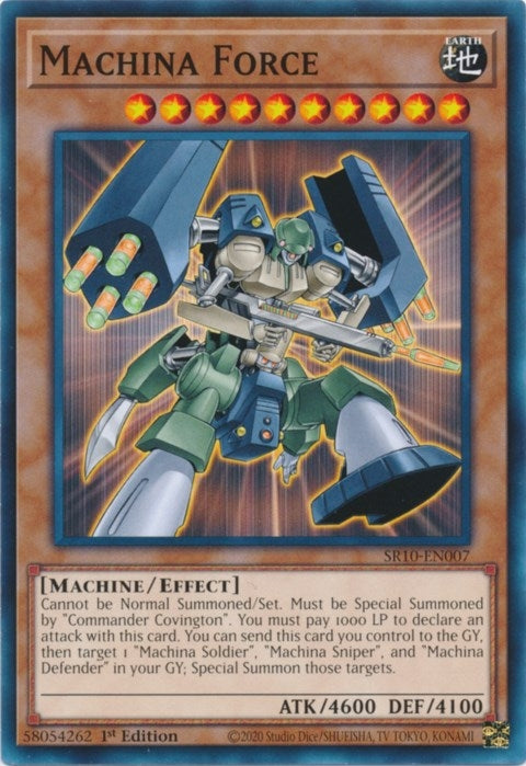 Image for Machina Force (SR10-EN007) (SR10) - YuGiOh
