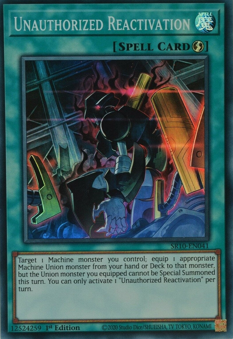 Image for Unauthorized Reactivation (SR10-EN041) (SR10) - YuGiOh