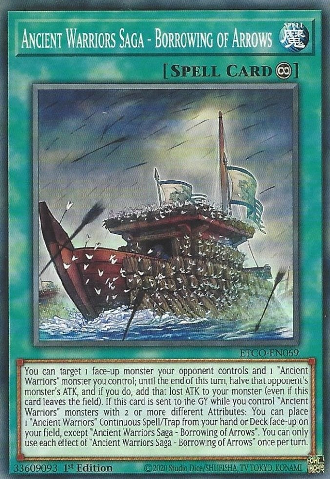 Image for Ancient Warriors Saga - Borrowing of Arrows (ETCO-EN069) (ETCO) - YuGiOh