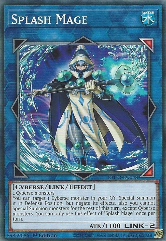Image for Splash Mage (ETCO-EN048) (ETCO) - YuGiOh