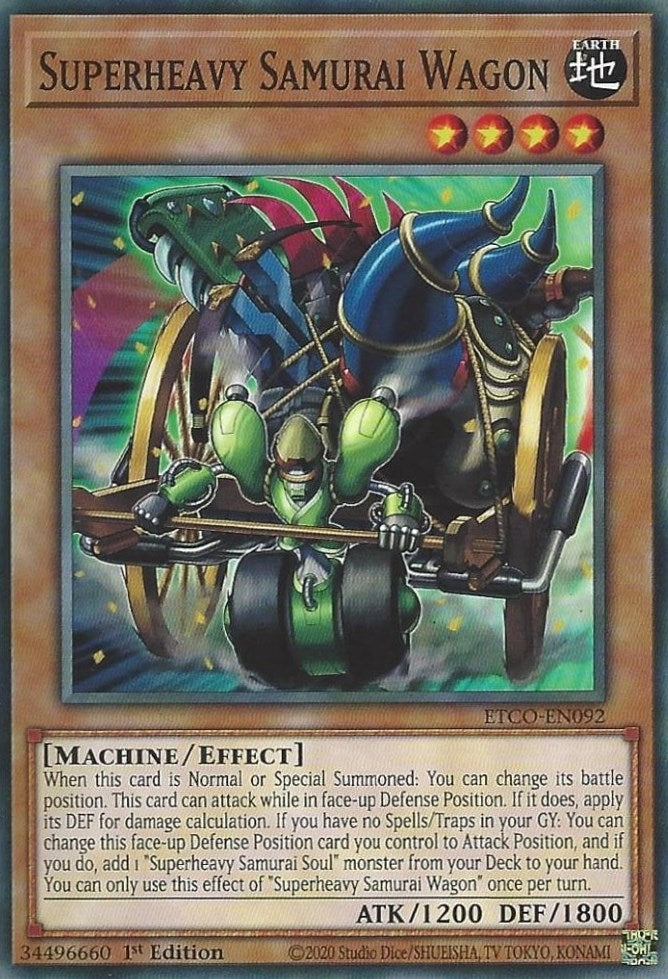 Image for Superheavy Samurai Wagon (ETCO-EN092) (ETCO) - YuGiOh