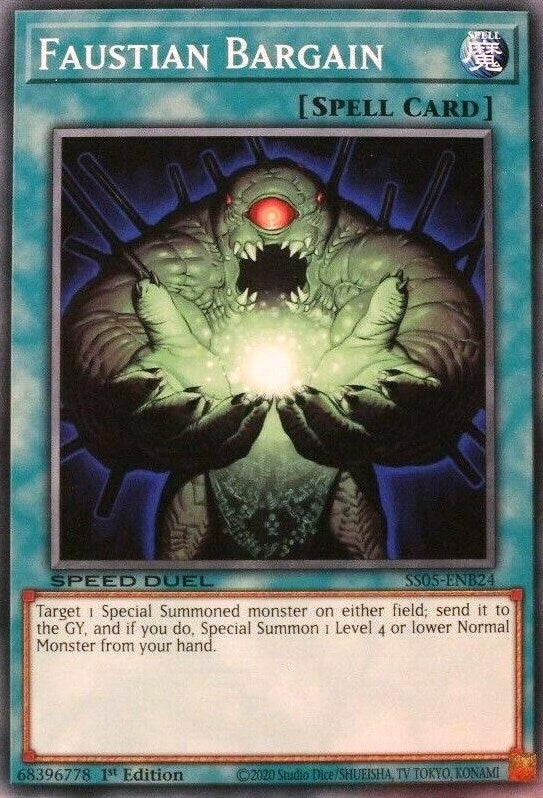 Image for Faustian Bargain (SS05-ENB24) (SS05) - YuGiOh
