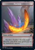 Image for Feather // Human Soldier (004) Double-Sided Token (9 // 4) (Ikoria: Lair of Behemoths) - Magic: The Gathering