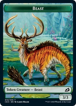 Image for Beast // Human Soldier (003) Double-Sided Token (10 // 3) (Ikoria: Lair of Behemoths) - Magic: The Gathering