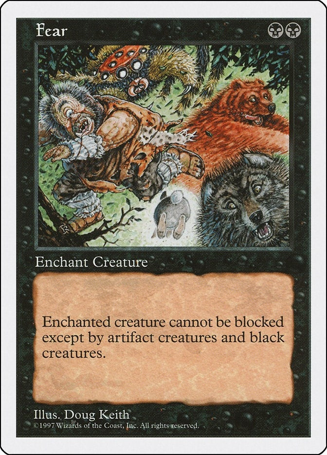 Image for Fear (Fifth Edition) - Magic: The Gathering