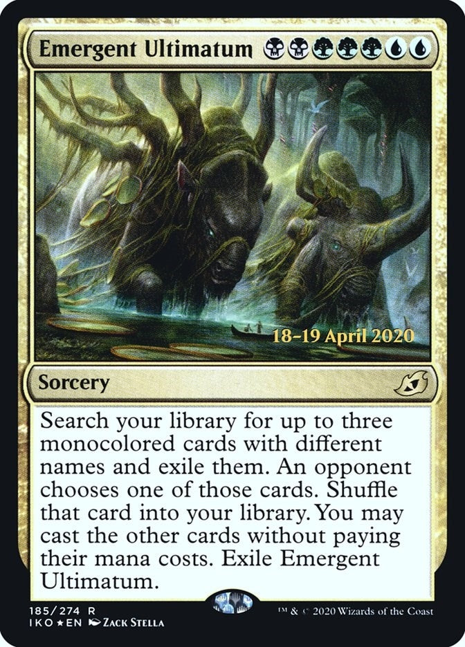 Image for Emergent Ultimatum (185) (Prerelease Cards) - Magic: The Gathering