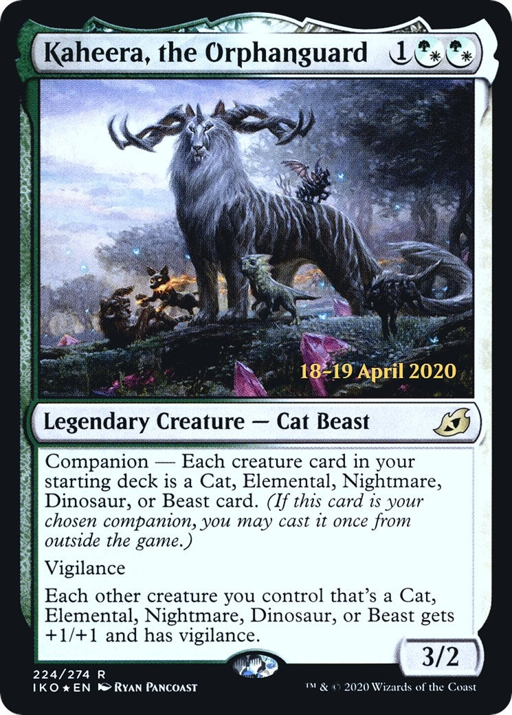 Image for Kaheera, the Orphanguard (224) (Prerelease Cards) - Magic: The Gathering