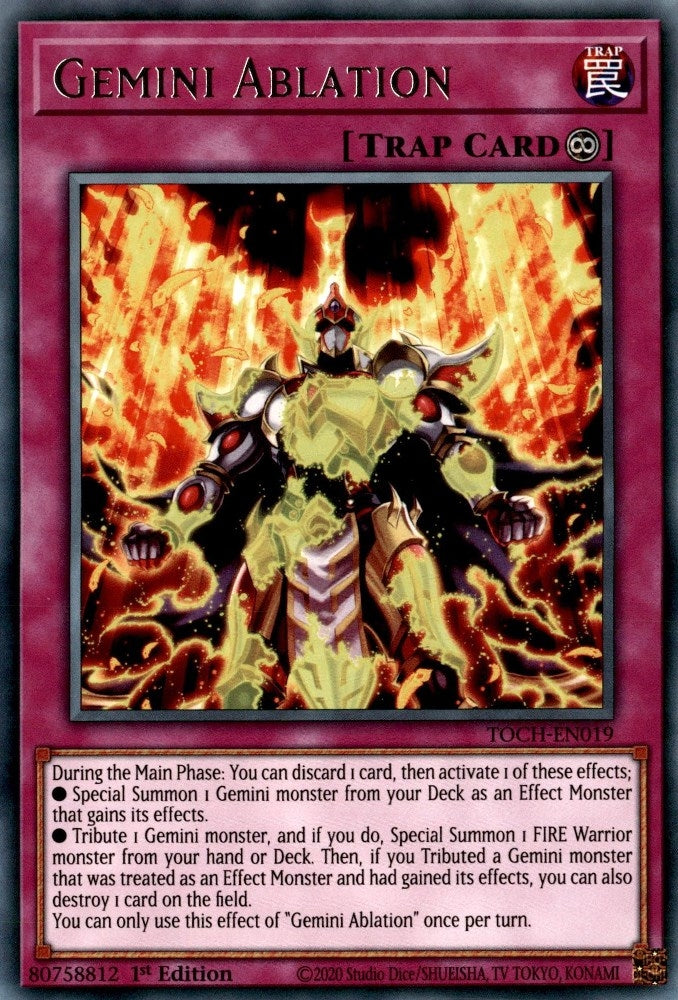 Image for Gemini Ablation (TOCH-EN019) (TOCH) - YuGiOh