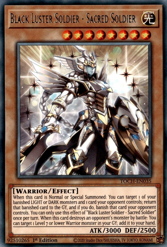 Image for Black Luster Soldier - Sacred Soldier (TOCH-EN035) (TOCH) - YuGiOh