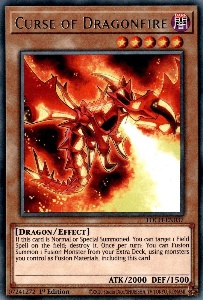 Image for Curse of Dragonfire (TOCH-EN037) (TOCH) - YuGiOh