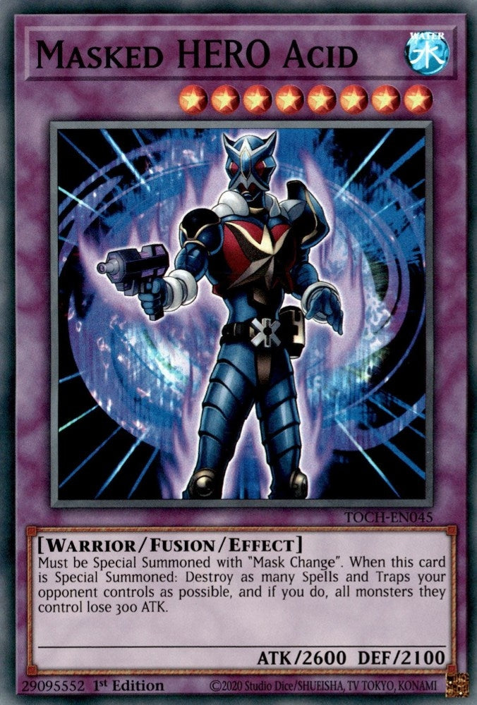 Image for Masked HERO Acid (TOCH-EN045) (TOCH) - YuGiOh