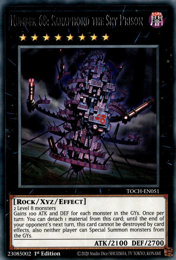 Image for Number 68: Sanaphond the Sky Prison (TOCH-EN051) (TOCH) - YuGiOh