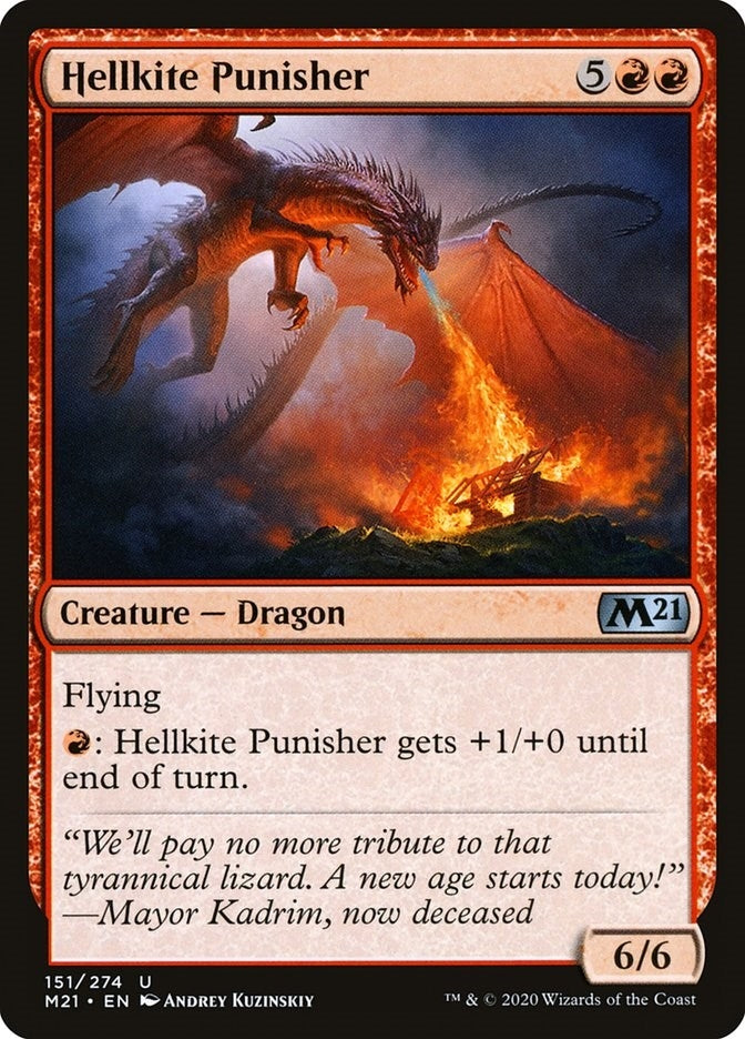 Image for Hellkite Punisher (151) (Core Set 2021) - Magic: The Gathering