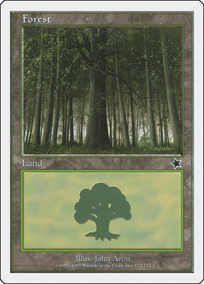 Image for Forest (172) (172) (Starter 1999) - Magic: The Gathering