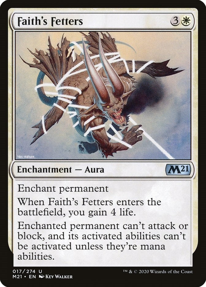 Image for Faith's Fetters (17) (Core Set 2021) - Magic: The Gathering