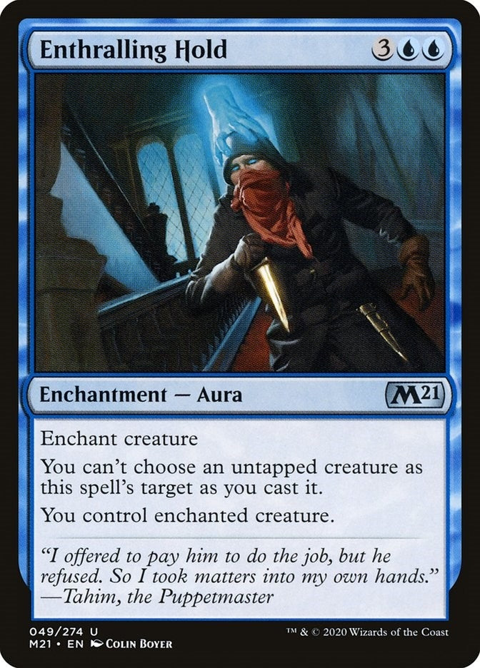 Image for Enthralling Hold (49) (Core Set 2021) - Magic: The Gathering