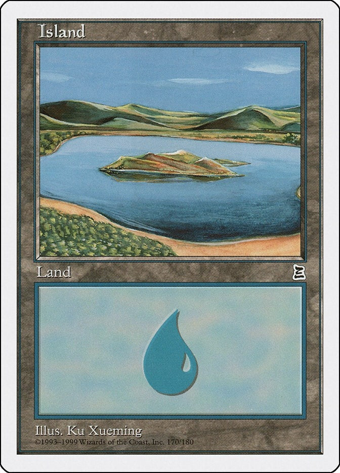 Image for Island (170) (170) (Portal Three Kingdoms) - Magic: The Gathering