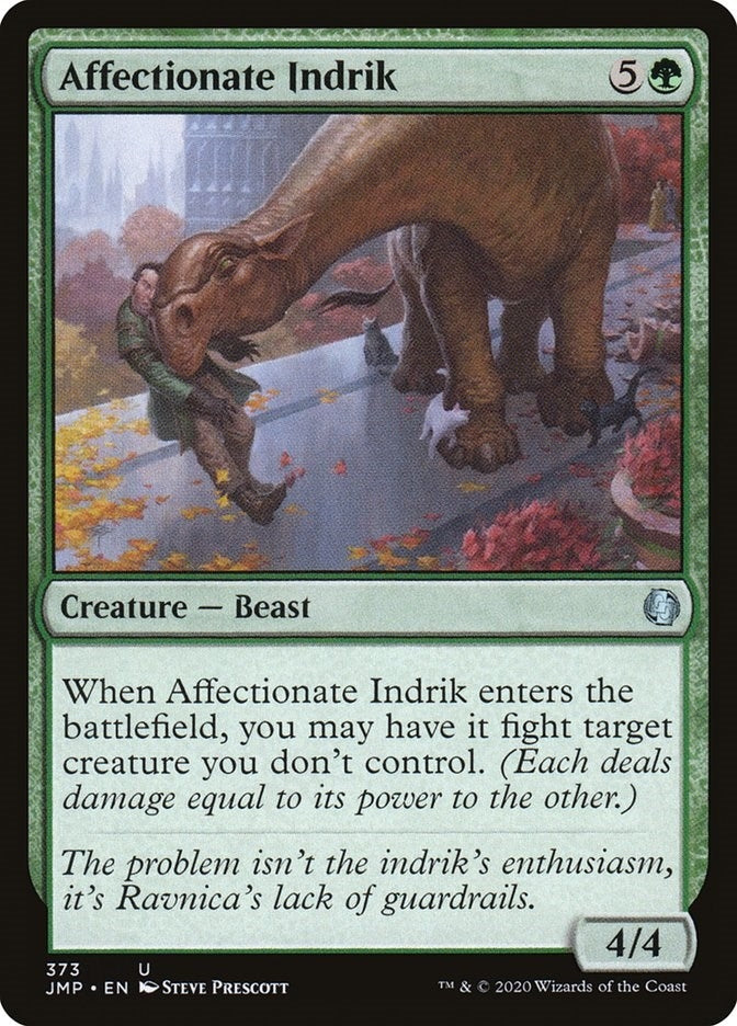 Image for Affectionate Indrik (373) (Jumpstart) - Magic: The Gathering