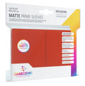 Image for GameGenic Matte Prime Sleeve - Standard Size - Red (100-Pack) - Card Sleeves