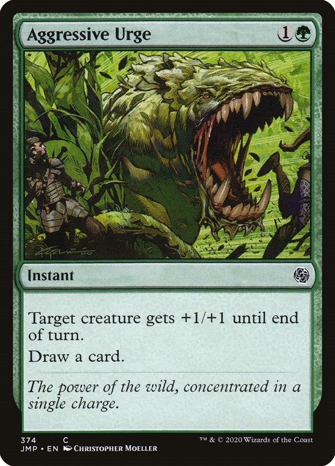 Image for Aggressive Urge (374) (Jumpstart) - Magic: The Gathering