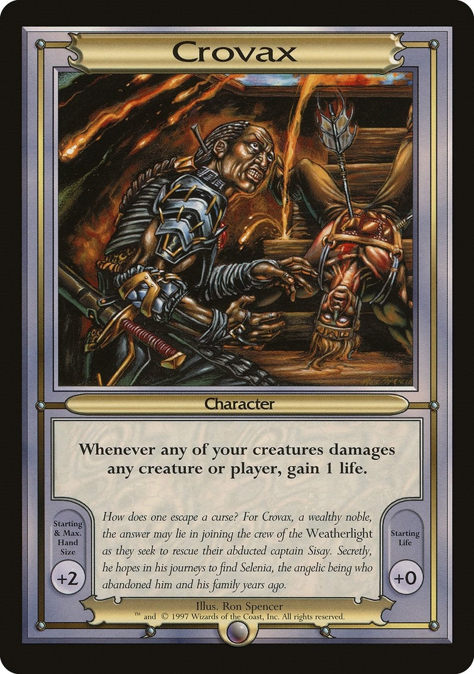 Image for Crovax (Oversize) (Vanguard) - Magic: The Gathering