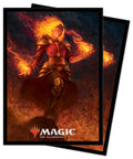 Image for Core Set 2021 Chandra Standard Deck Protectors for Magic (100-pack) - Card Sleeves
