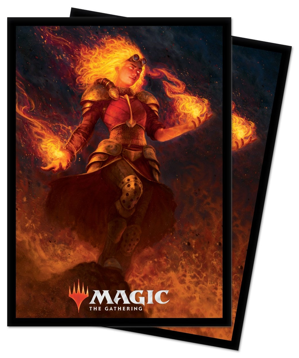 Image for Core Set 2021 Chandra Standard Deck Protectors for Magic (100-pack) - Card Sleeves