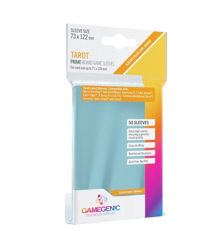 Image for GameGenic Prime Board Game Sleeves - Tarot (50-Pack) - Card Sleeves