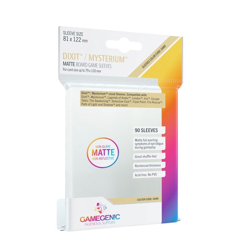 Image for GameGenic Matte Board Game Sleeves - Dixit / Mysterium (90-Pack) - Card Sleeves