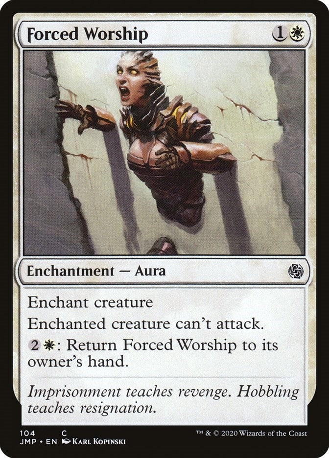 Image for Forced Worship (104) (Jumpstart) - Magic: The Gathering