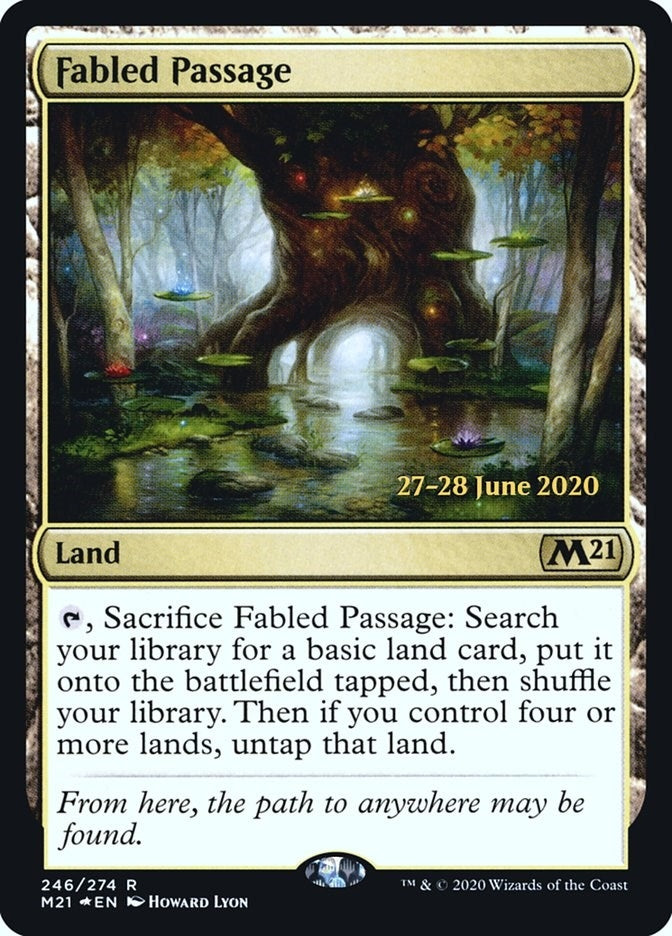 Image for Fabled Passage (M21) (246) (Prerelease Cards) - Magic: The Gathering