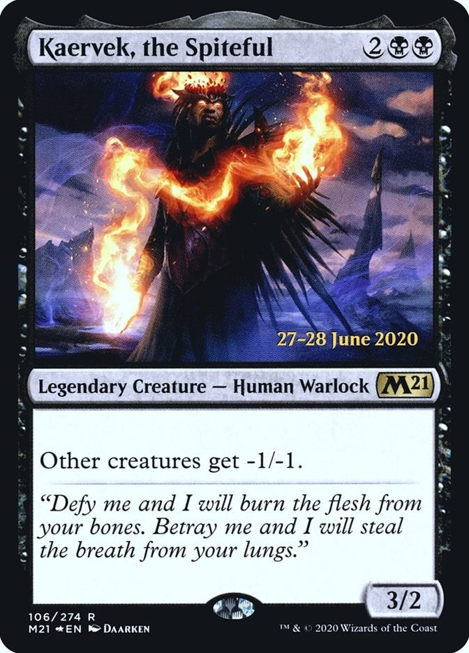 Image for Kaervek, the Spiteful (106) (Prerelease Cards) - Magic: The Gathering