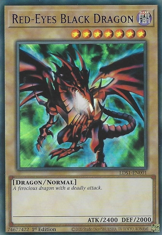 Image for Red-Eyes Black Dragon (Purple) (LDS1-EN001) (LDS1) - YuGiOh