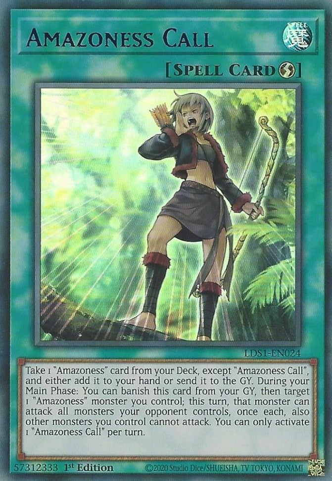 Image for Amazoness Call (Blue) (LDS1-EN024) (LDS1) - YuGiOh