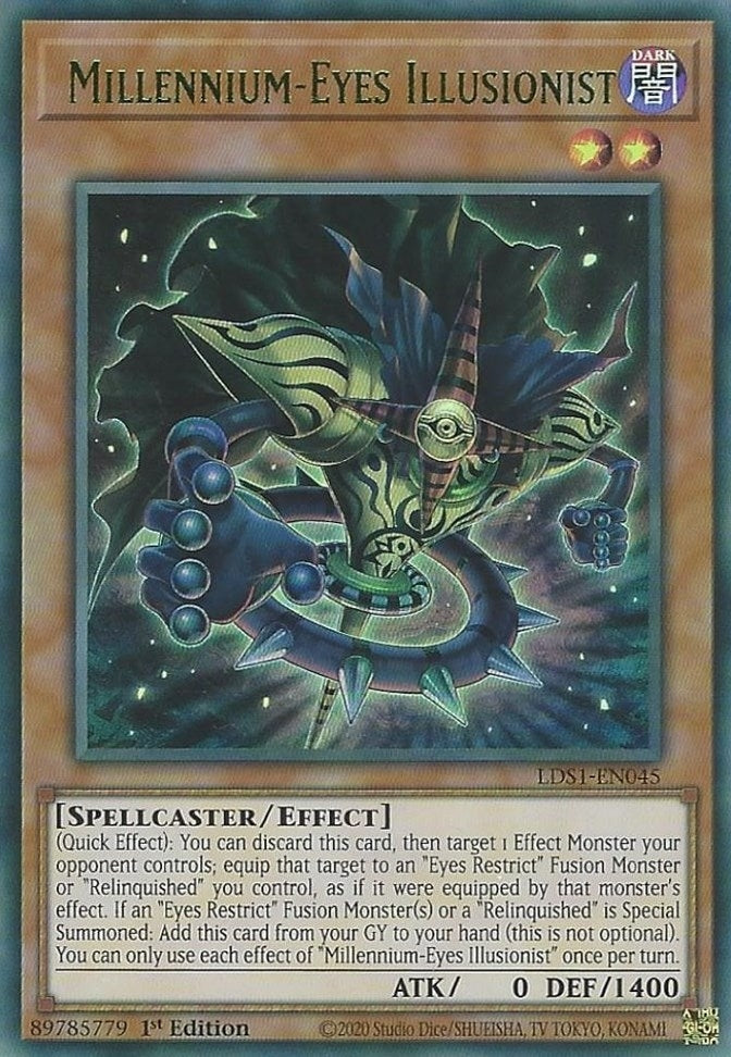 Image for Millennium-Eyes Illusionist (Green) (LDS1-EN045) (LDS1) - YuGiOh