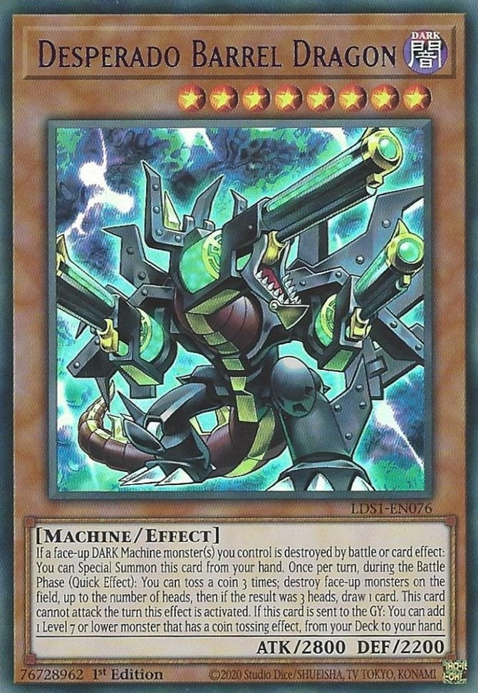 Image for Desperado Barrel Dragon (Purple) (LDS1-EN076) (LDS1) - YuGiOh