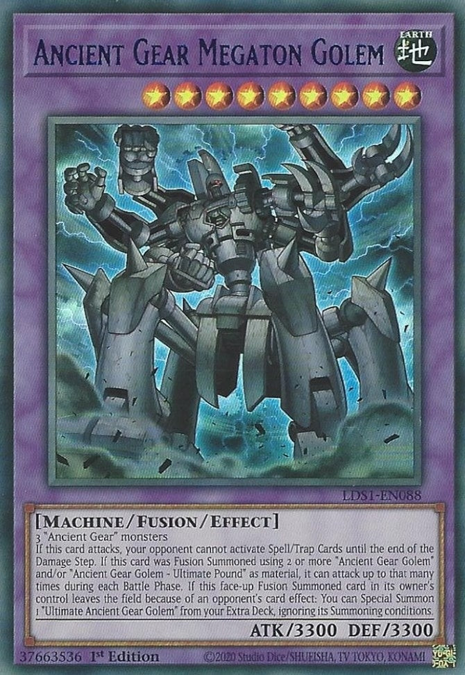Image for Ancient Gear Megaton Golem (Blue) (LDS1-EN088) (LDS1) - YuGiOh