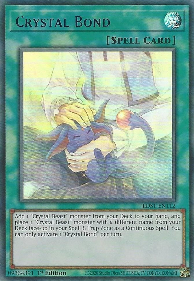 Image for Crystal Bond (Blue) (LDS1-EN112) (LDS1) - YuGiOh
