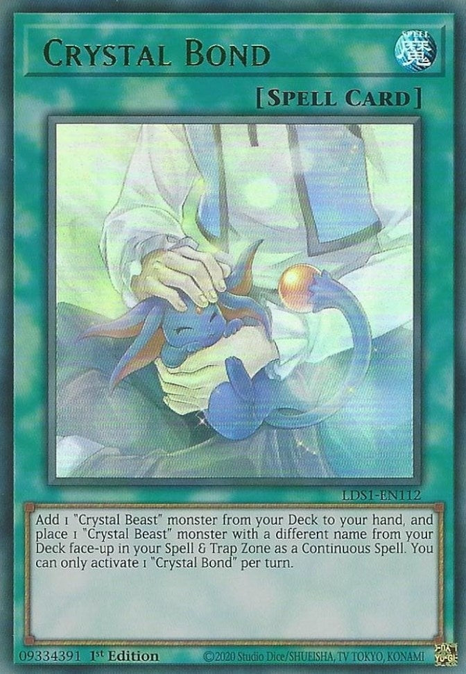 Image for Crystal Bond (Green) (LDS1-EN112) (LDS1) - YuGiOh