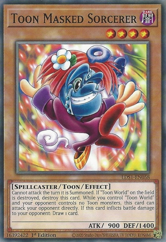 Image for Toon Masked Sorcerer (LDS1-EN058) (LDS1) - YuGiOh