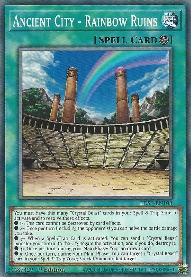 Image for Ancient City - Rainbow Ruins (LDS1-EN103) (LDS1) - YuGiOh