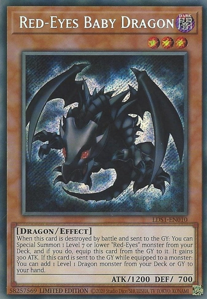 Image for Red-Eyes Baby Dragon (LDS1-EN010) (LDS1) - YuGiOh