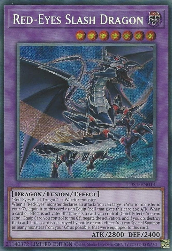 Image for Red-Eyes Slash Dragon (LDS1-EN014) (LDS1) - YuGiOh