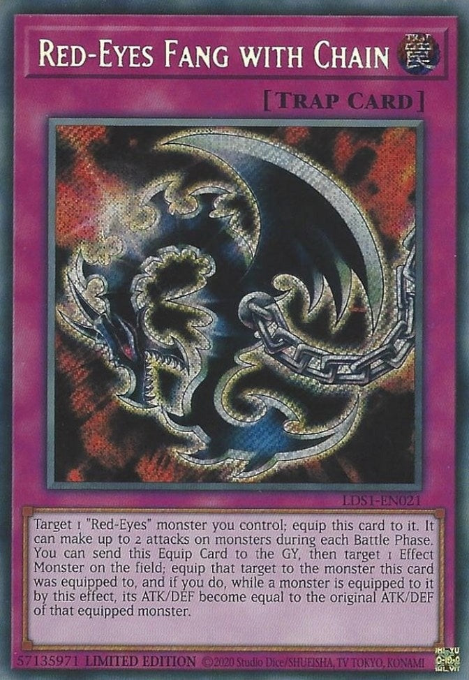 Image for Red-Eyes Fang with Chain (LDS1-EN021) (LDS1) - YuGiOh