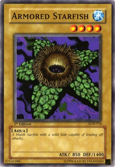 Image for Armored Starfish (LOB-116) (LOB) - YuGiOh