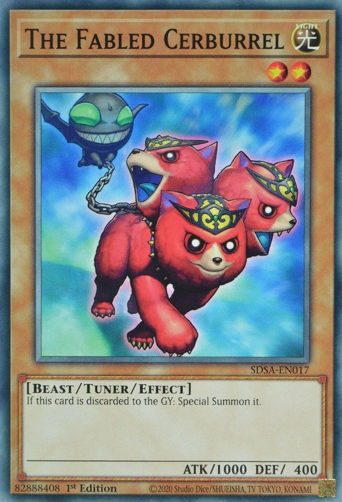Image for The Fabled Cerburrel (SDSA-EN017) (SDSA) - YuGiOh
