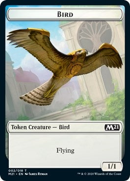 Image for Bird // Cat (011) Double-Sided Token (2 // 11) (Core Set 2021) - Magic: The Gathering